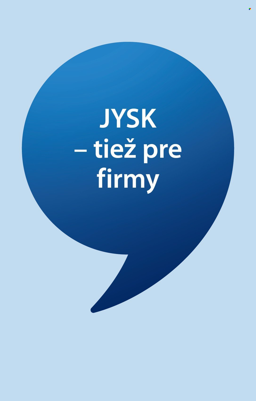 Leták JYSK - 19.8.2026 - 20.9.2026. Strana 1