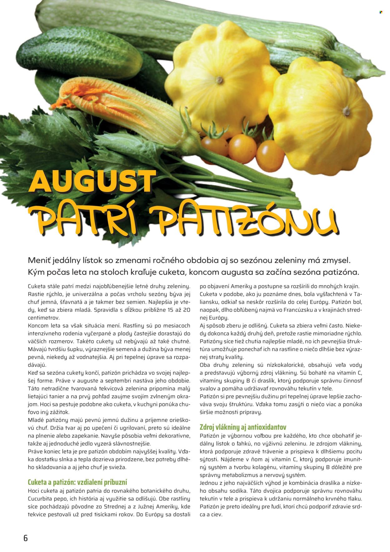 Leták COOP Jednota - 1.8.2026 - 31.8.2026. Strana 6