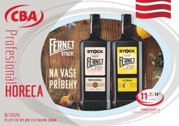 Leták CBA Komfos - 1.9.2026 - 30.9.2026.