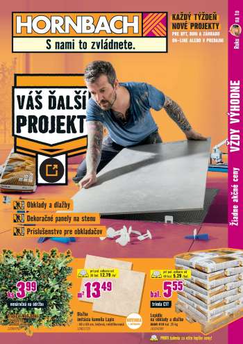 Leták Hornbach - 19.8.2026 - 3.9.2026.