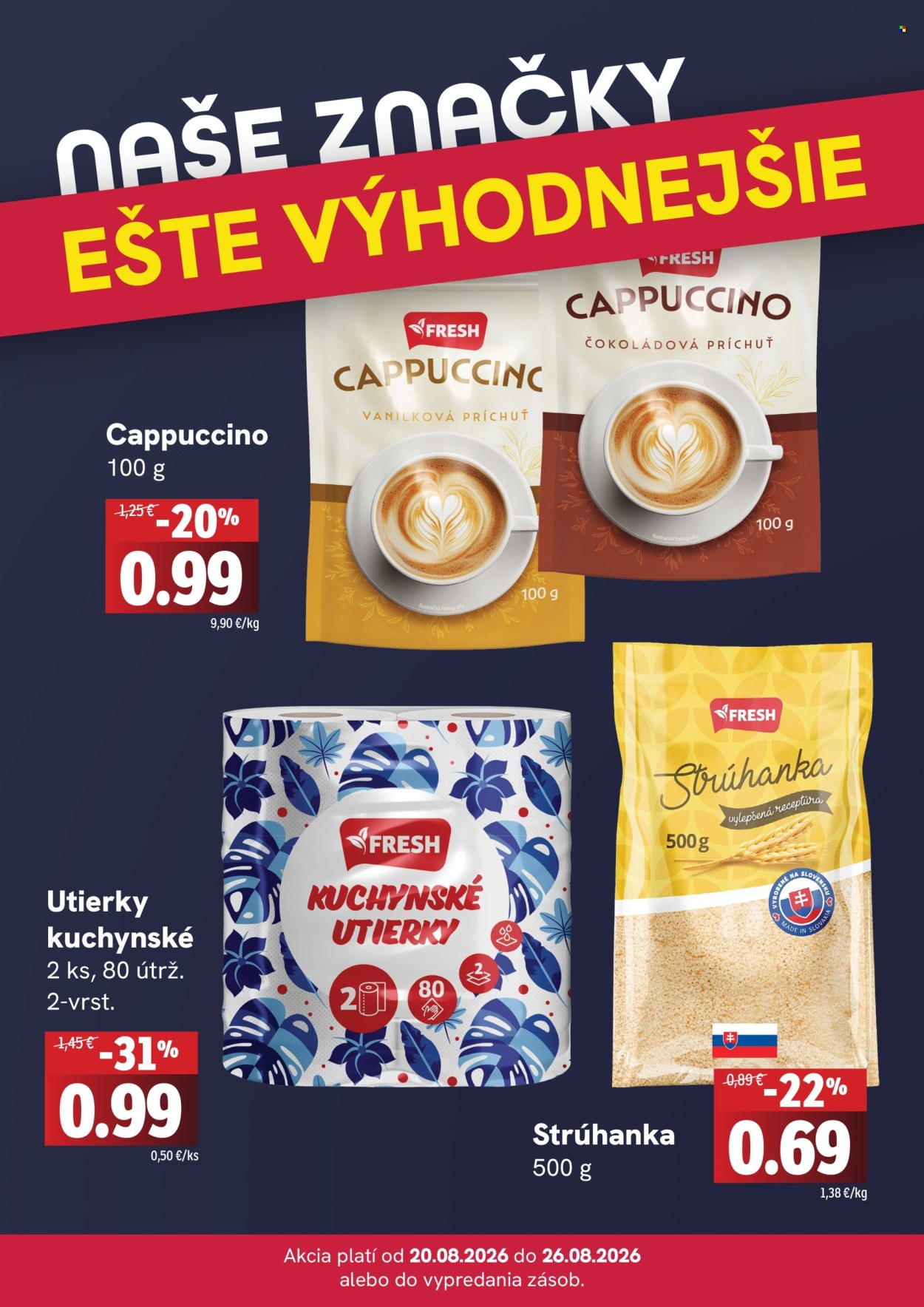 Leták FRESH - 20.8.2026 - 26.8.2026. Strana 4