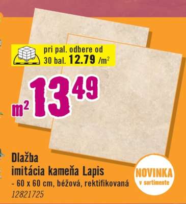Dlažba imitácia kameňa Lapis