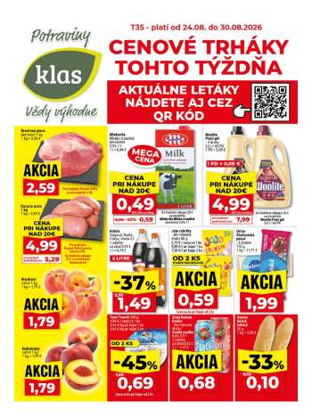 Leták Klas - 24.8.2026 - 30.8.2026.