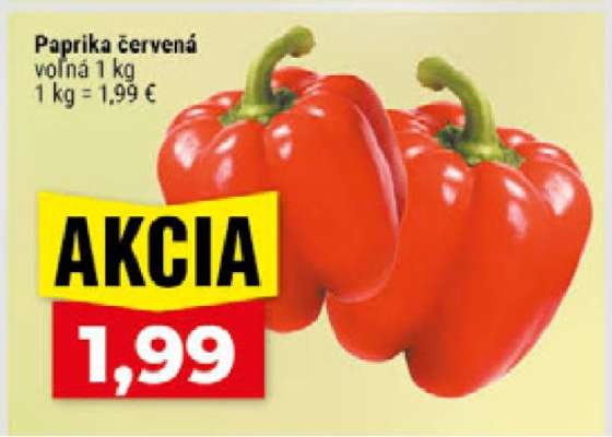 Paprika červená