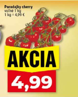 Paradajky cherry