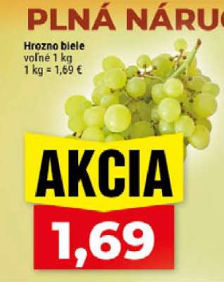 Hrozno biele