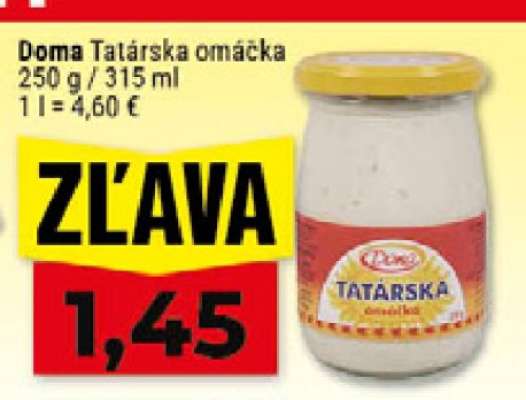 Doma tatárska omáčka