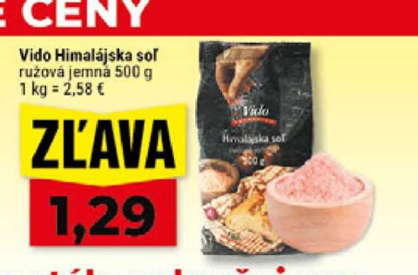 VIDO HIMALÁJSKA SOĽ