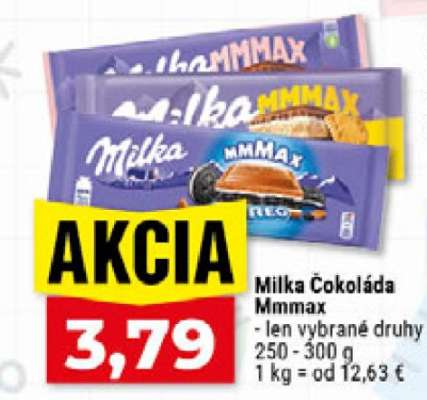 Milka Čokoláda MMMAX