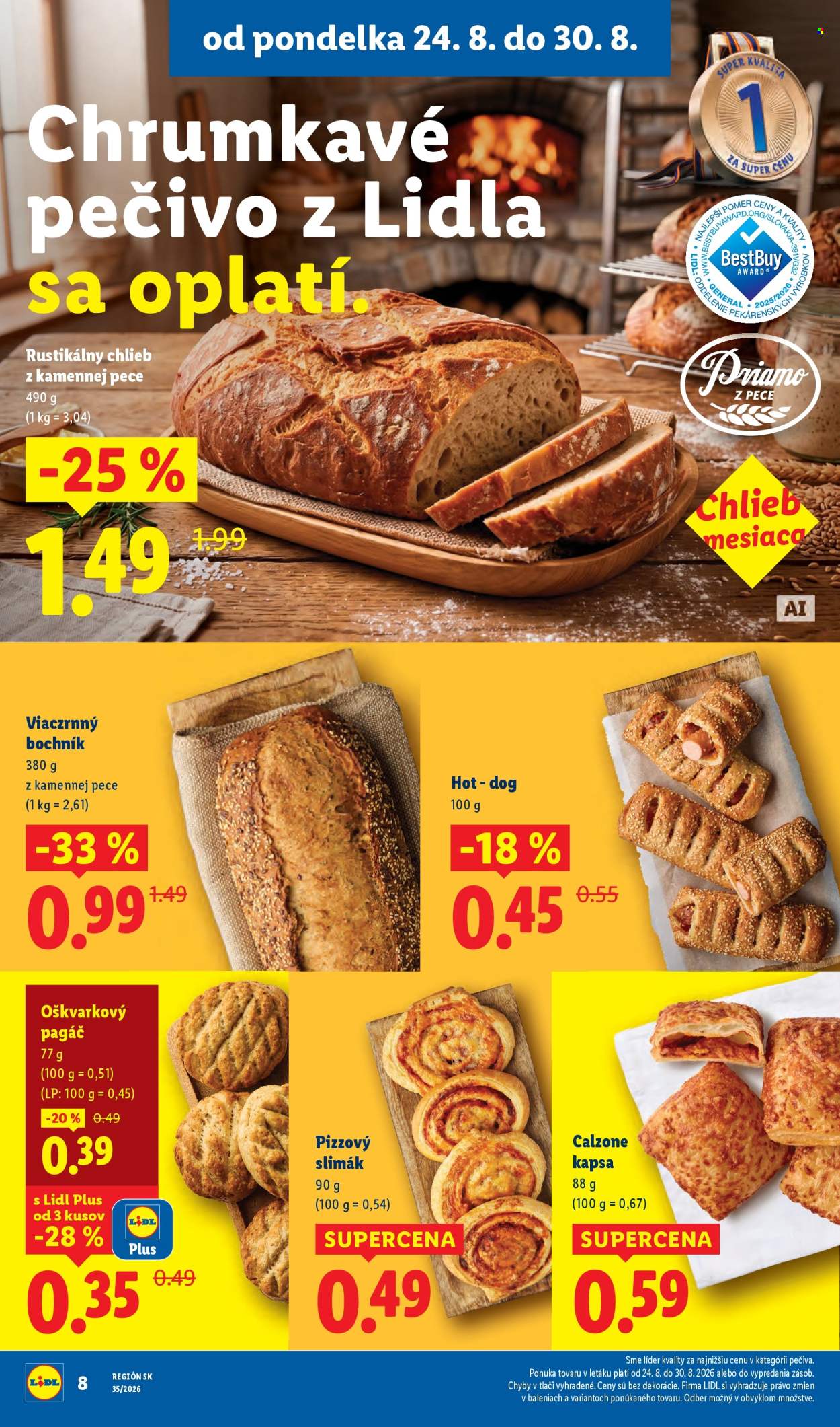 Leták Lidl - 24.8.2026 - 30.8.2026. Strana 12