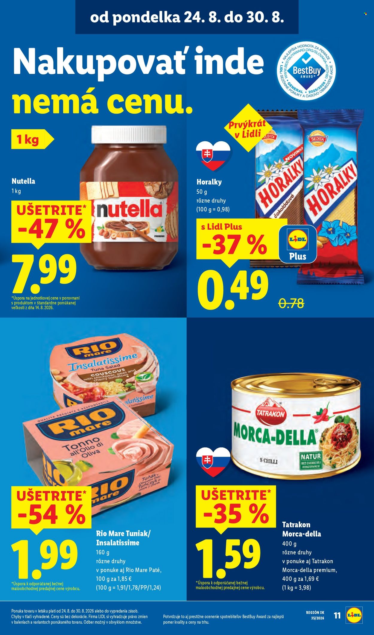 Leták Lidl - 24.8.2026 - 30.8.2026. Strana 15