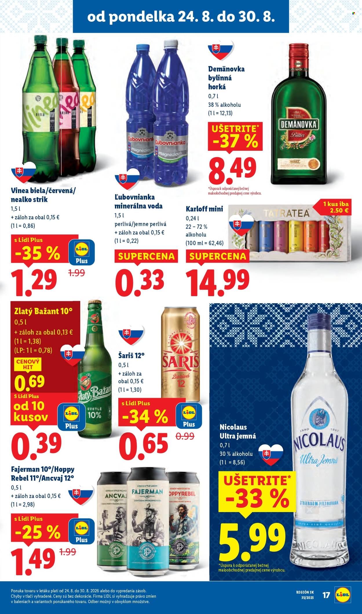 Leták Lidl - 24.8.2026 - 30.8.2026. Strana 21