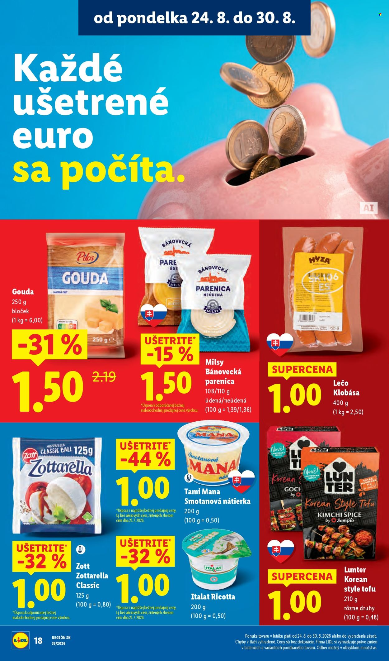 Leták Lidl - 24.8.2026 - 30.8.2026. Strana 30