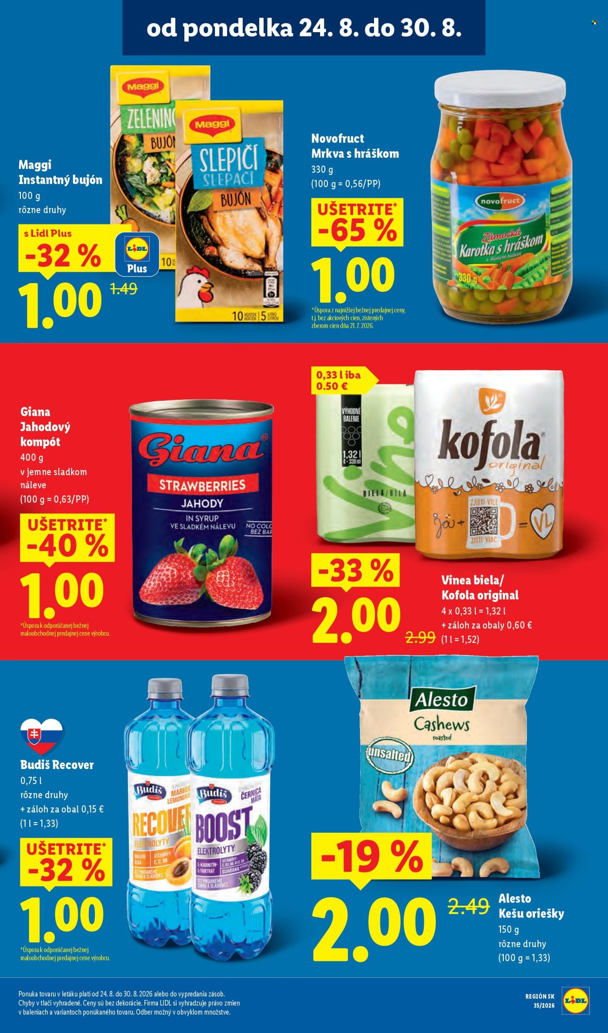 Leták Lidl - 24.8.2026 - 30.8.2026. Strana 33
