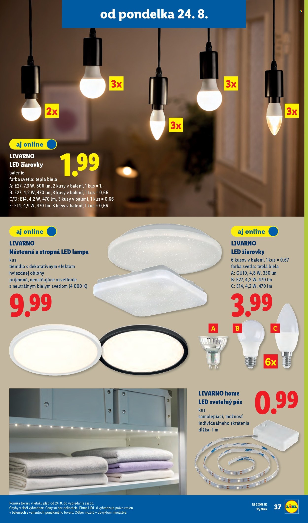 Leták Lidl - 24.8.2026 - 30.8.2026. Strana 49