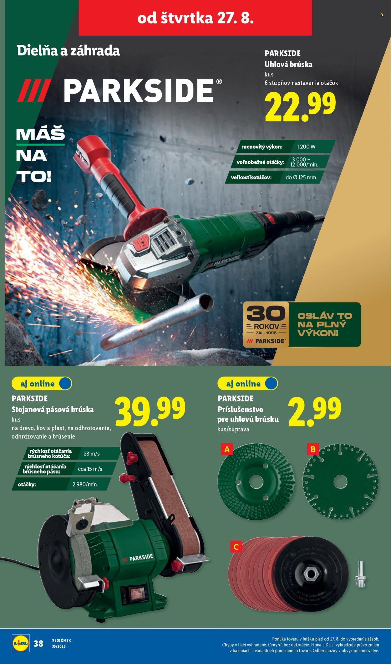 Leták Lidl - 24.8.2026 - 30.8.2026. Strana 78