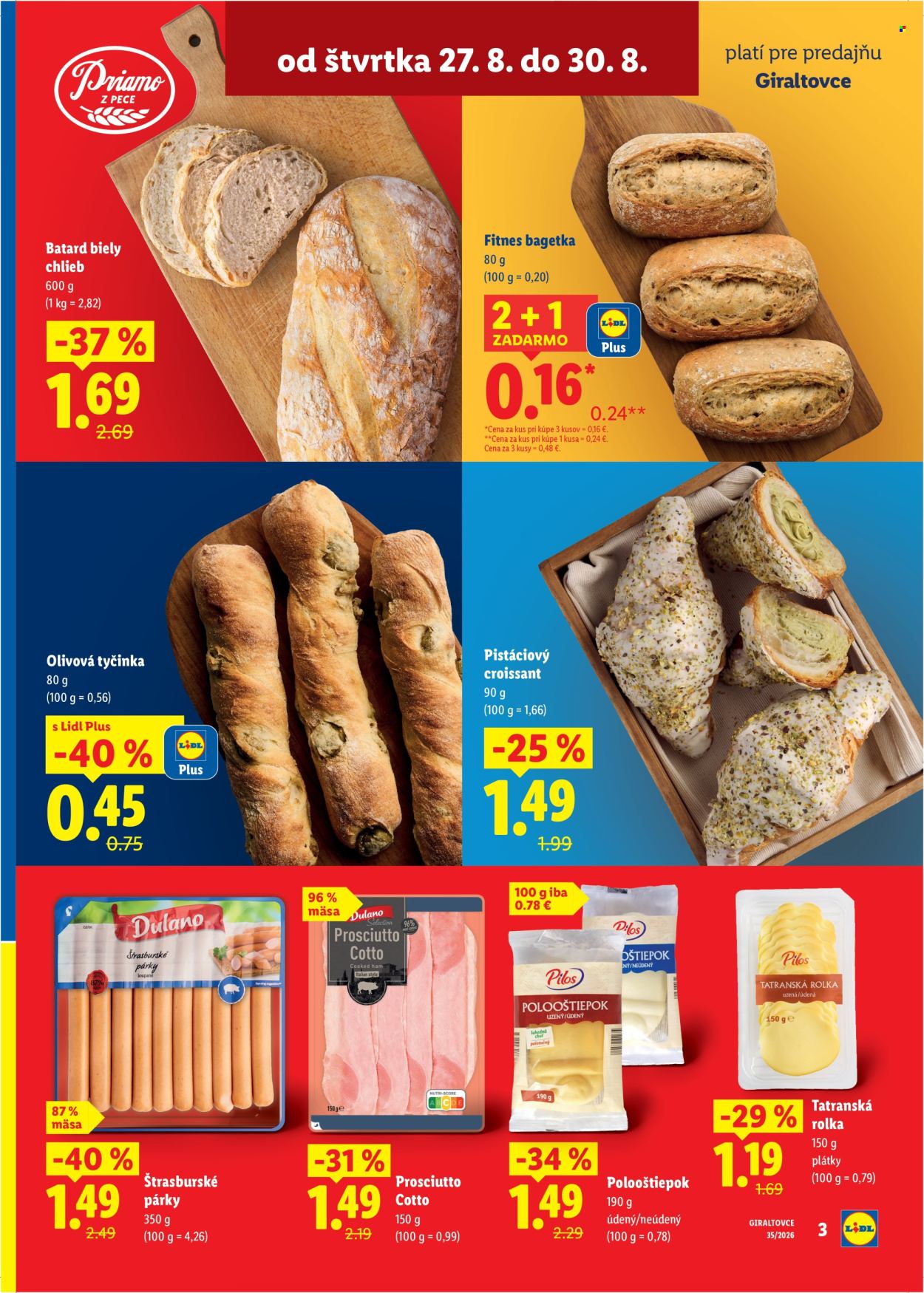 Leták Lidl - 27.8.2026 - 30.8.2026. Strana 3