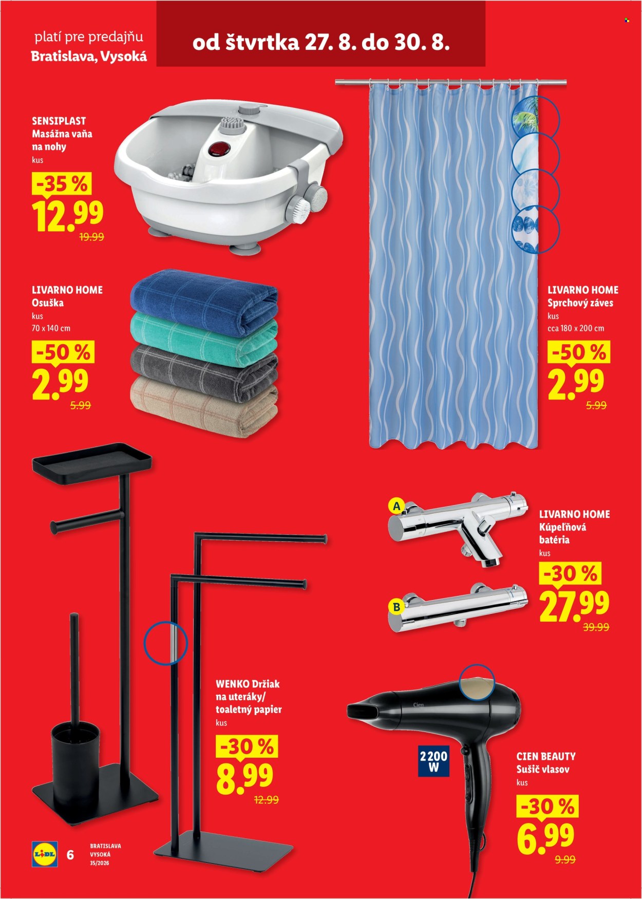 Leták Lidl - 27.8.2026 - 30.8.2026. Strana 6