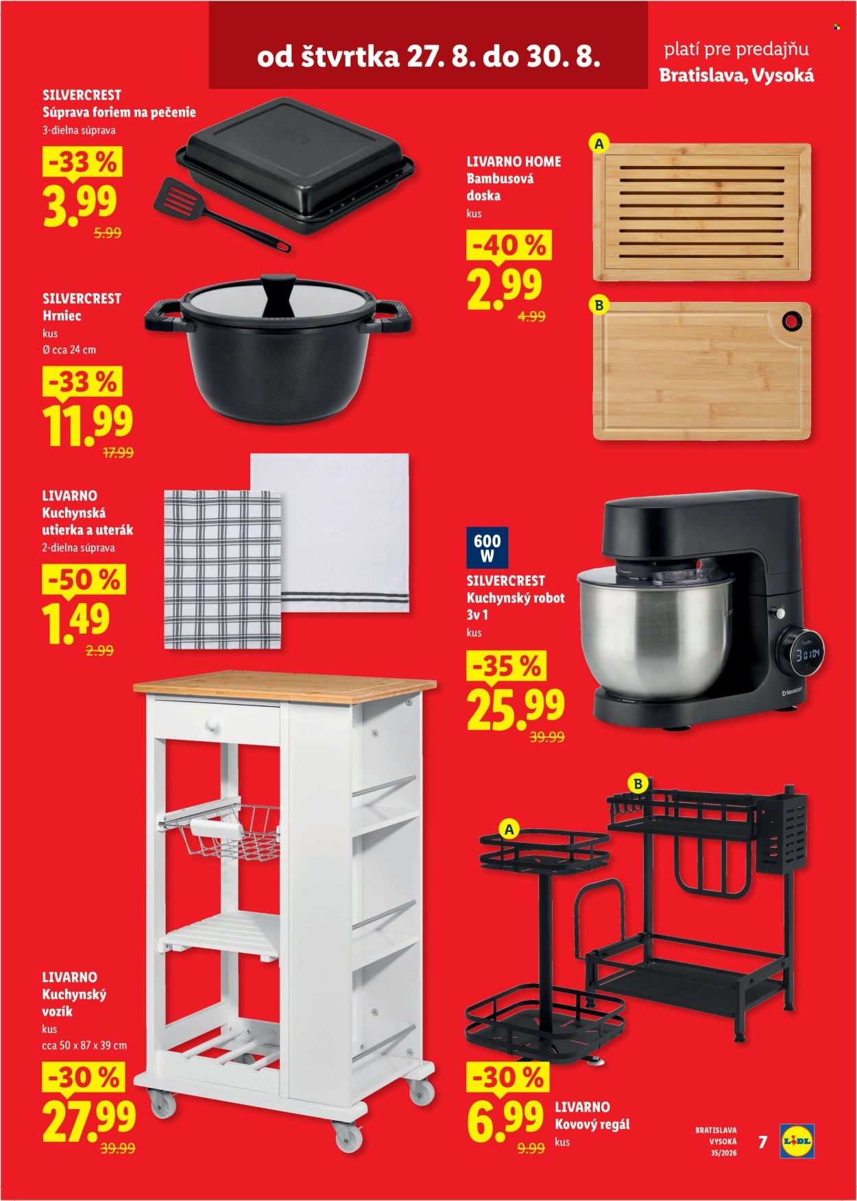 Leták Lidl - 27.8.2026 - 30.8.2026. Strana 7