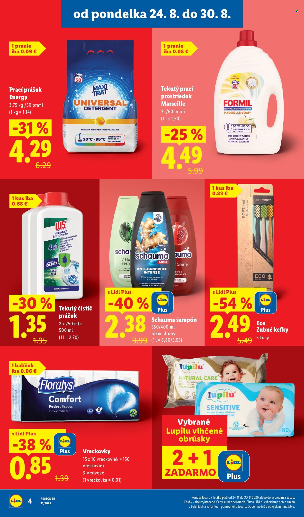 Leták Lidl - 24.8.2026 - 30.8.2026. Strana 4