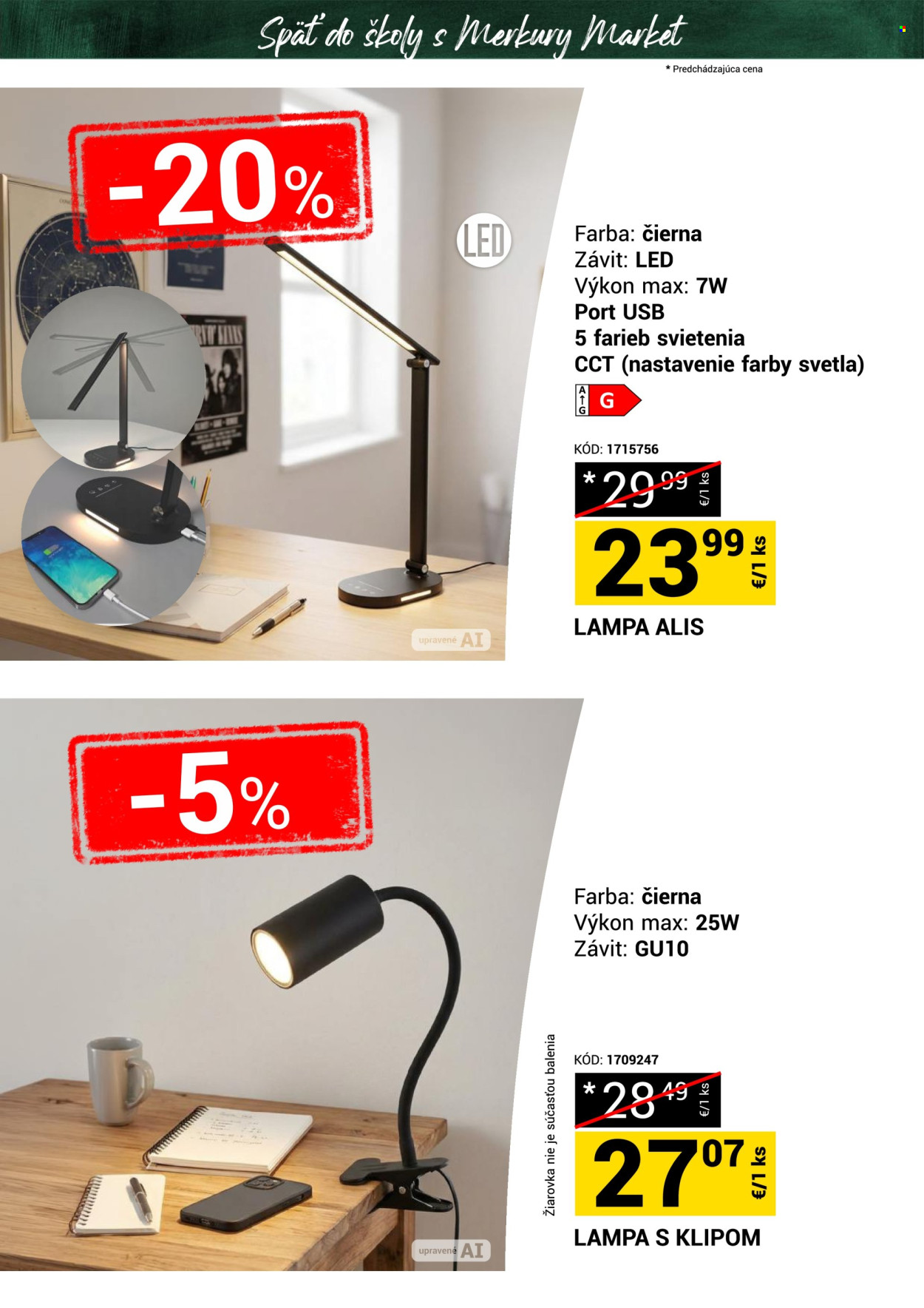 Leták Merkury Market - 22.8.2026 - 30.8.2026. Strana 20