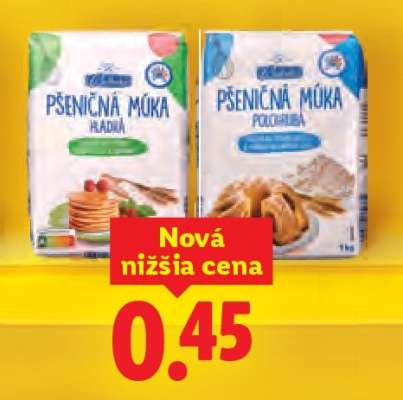 PŠENIČNÁ MÚKA HLADKÁ