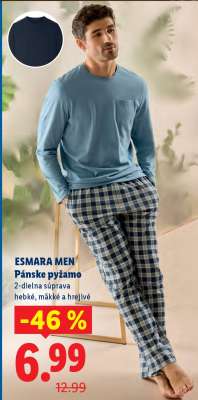 Esmara men Pánske pyžamo