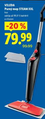 VILEDA Parný mop STEAM XXL