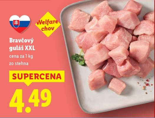 Bravčový guláš XXL