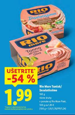 Rio Mare Tuniak/Insalatissime