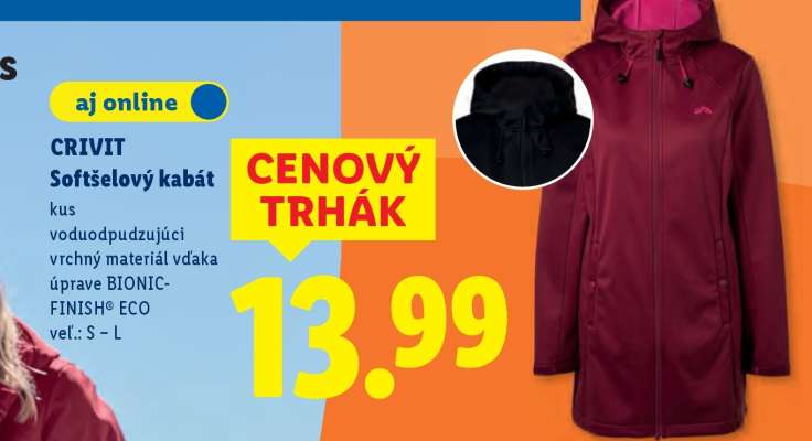 CRIVIT Softšelový kabát