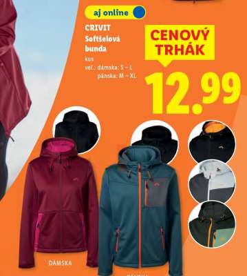 Crivit Softšelová bunda