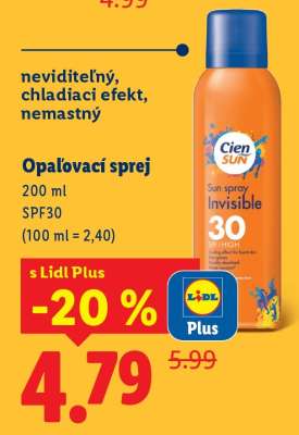 Opaľovací sprej