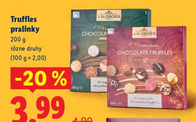Truffles pralinky