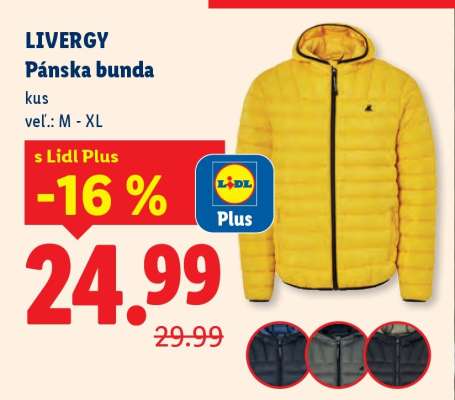 LIVERGY Pánska bunda
