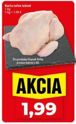 Kurča voľne ložené