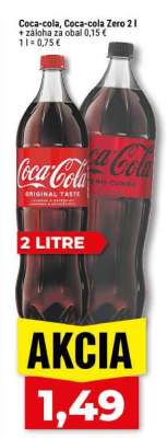 Coca-cola, Coca-cola Zero 2 l