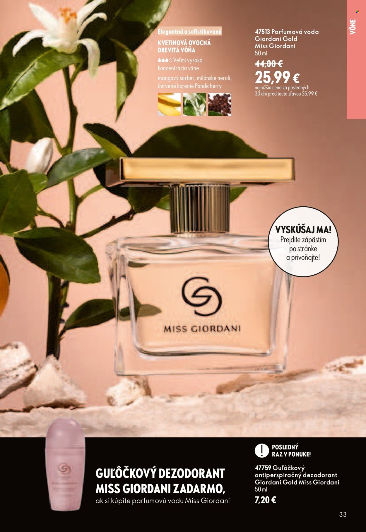 Leták Oriflame - 9.9.2026 - 29.9.2026. Strana 33