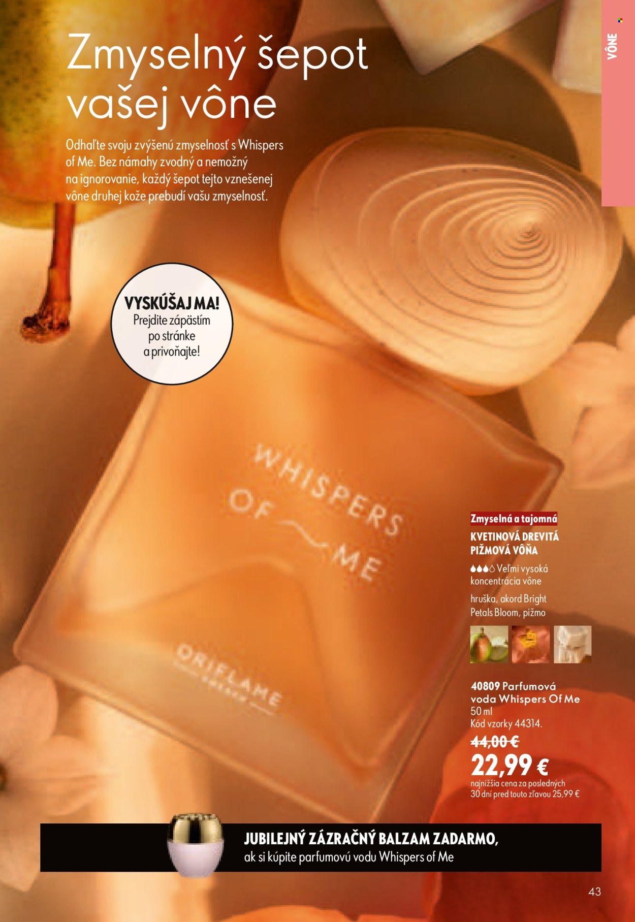 Leták Oriflame - 9.9.2026 - 29.9.2026. Strana 43