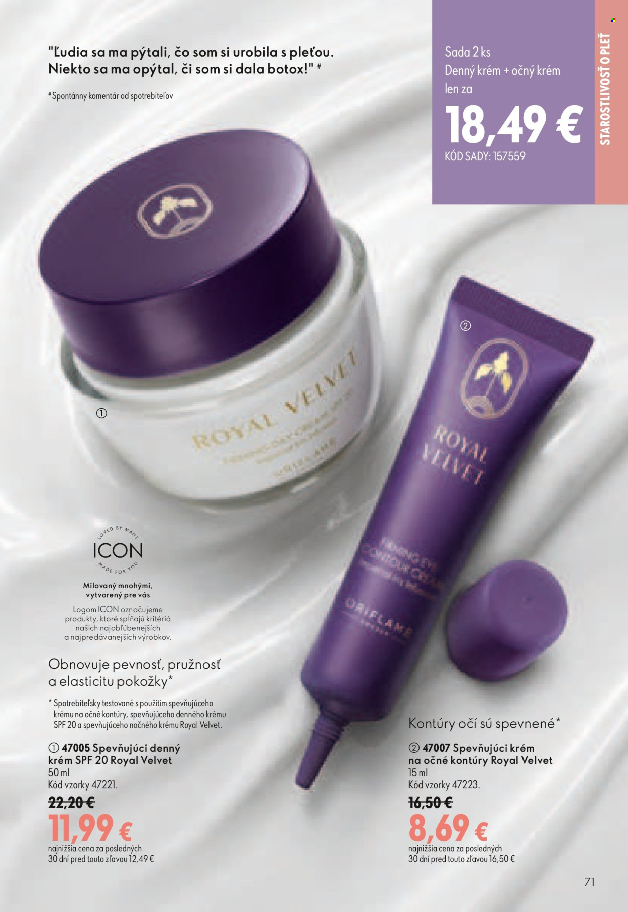 Leták Oriflame - 9.9.2026 - 29.9.2026. Strana 71