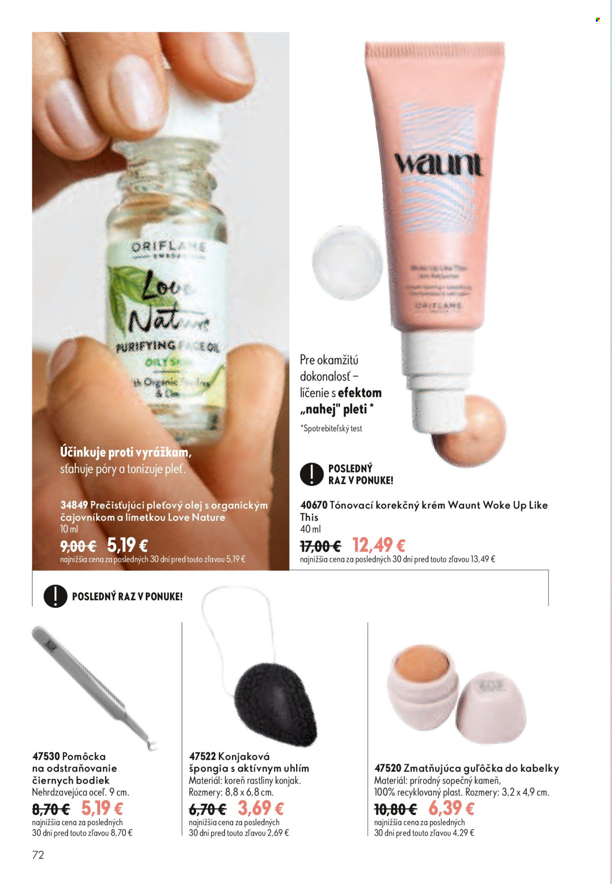 Leták Oriflame - 9.9.2026 - 29.9.2026. Strana 72