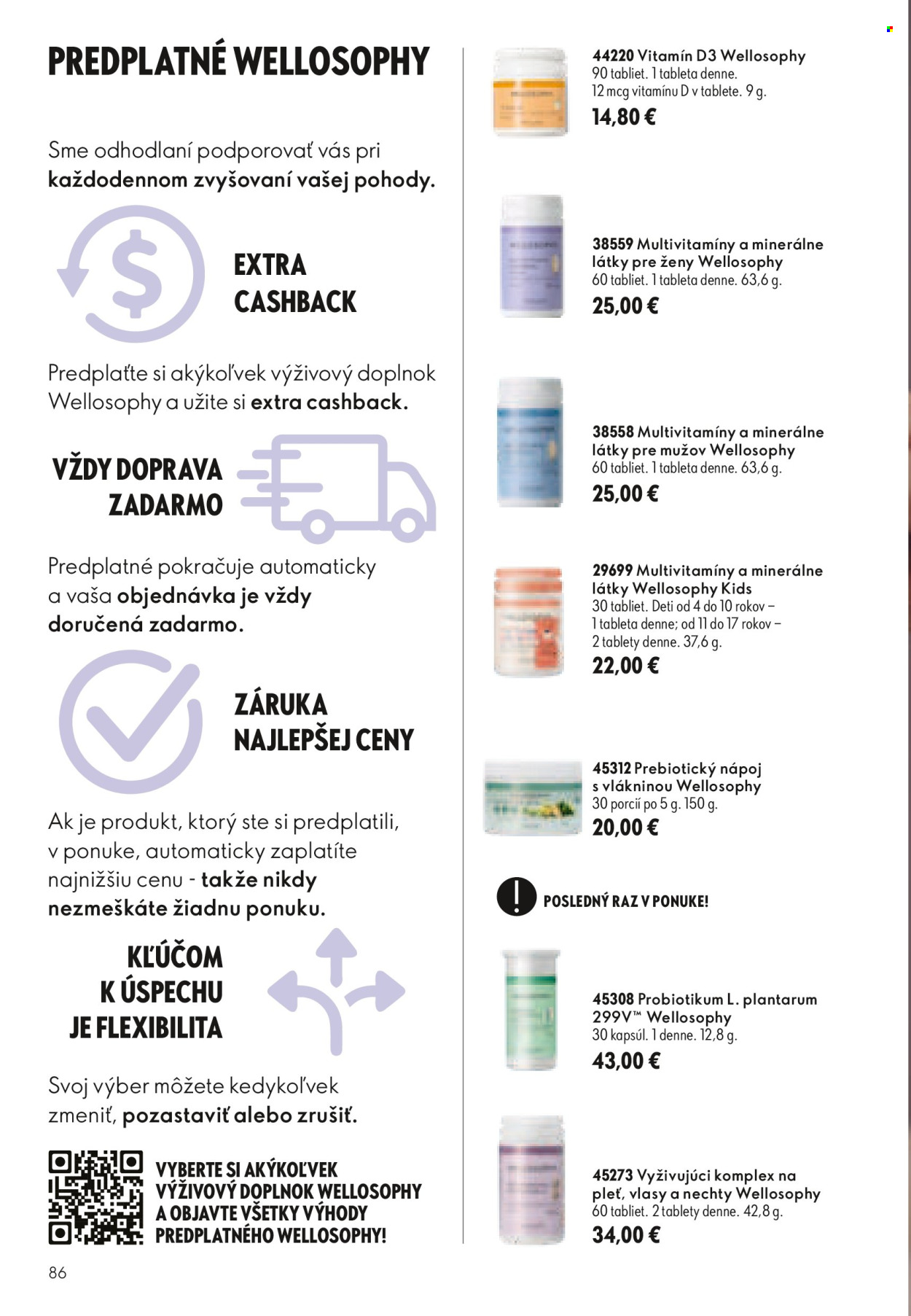 Leták Oriflame - 9.9.2026 - 29.9.2026. Strana 86