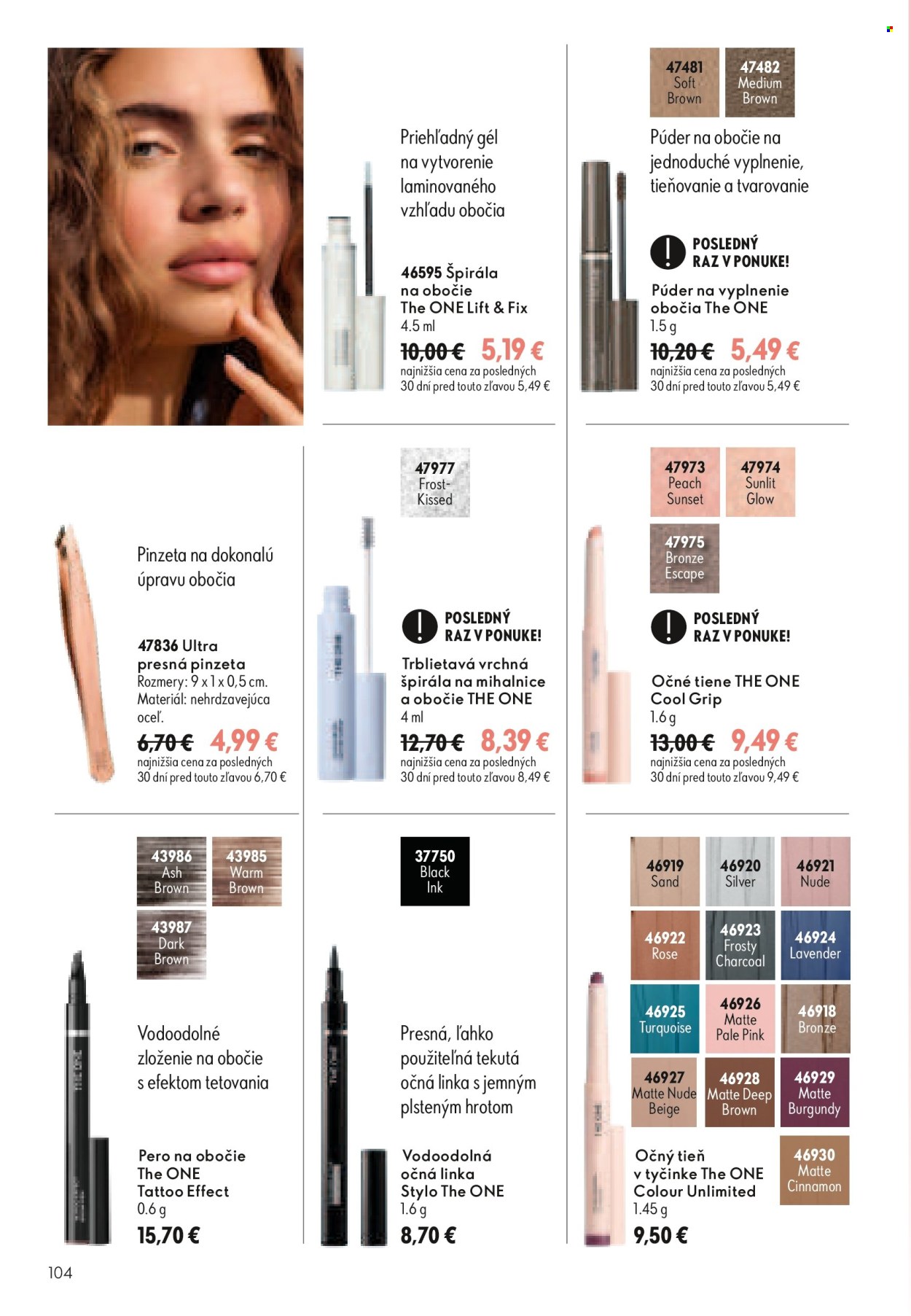 Leták Oriflame - 9.9.2026 - 29.9.2026. Strana 104