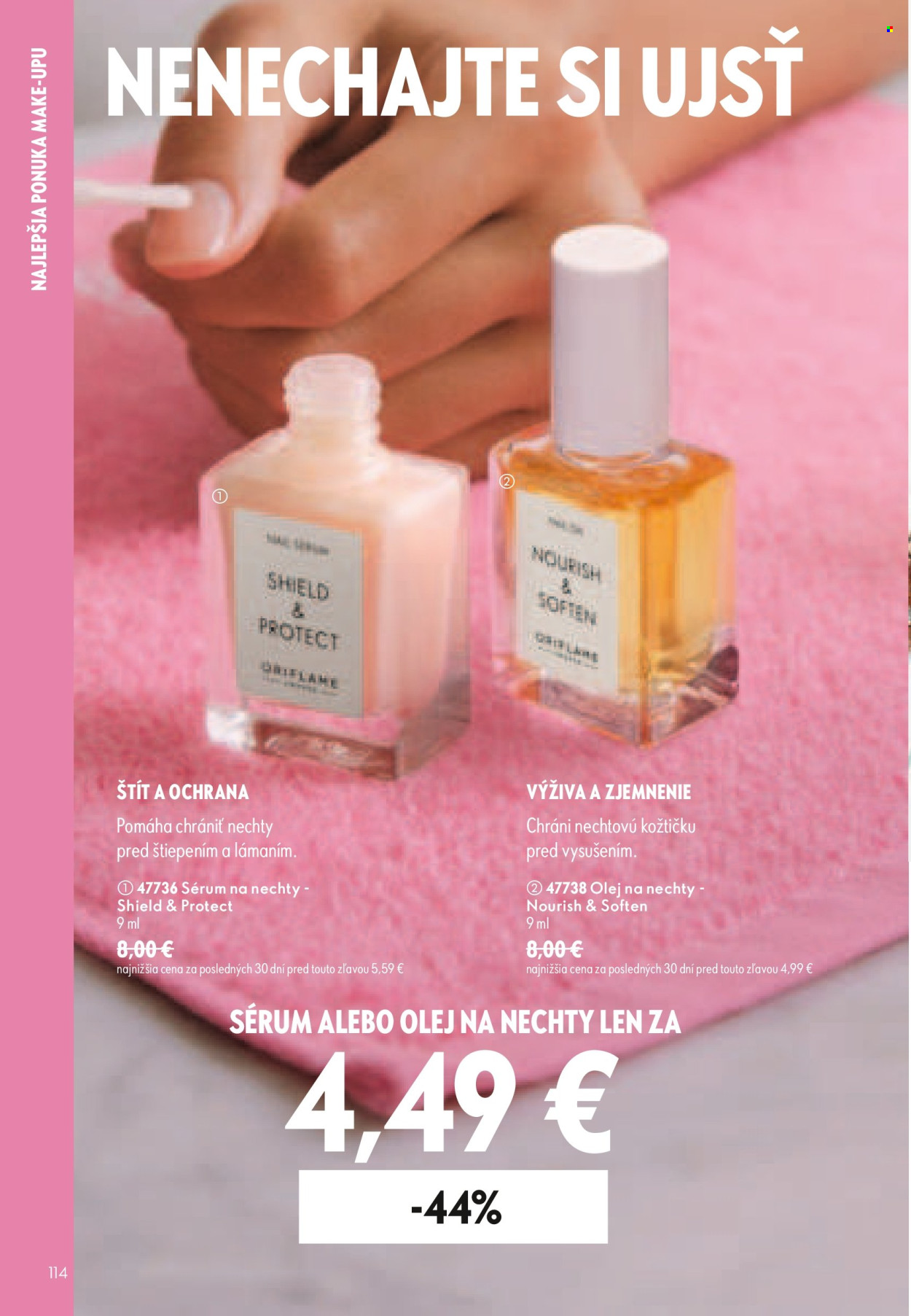 Leták Oriflame - 9.9.2026 - 29.9.2026. Strana 114