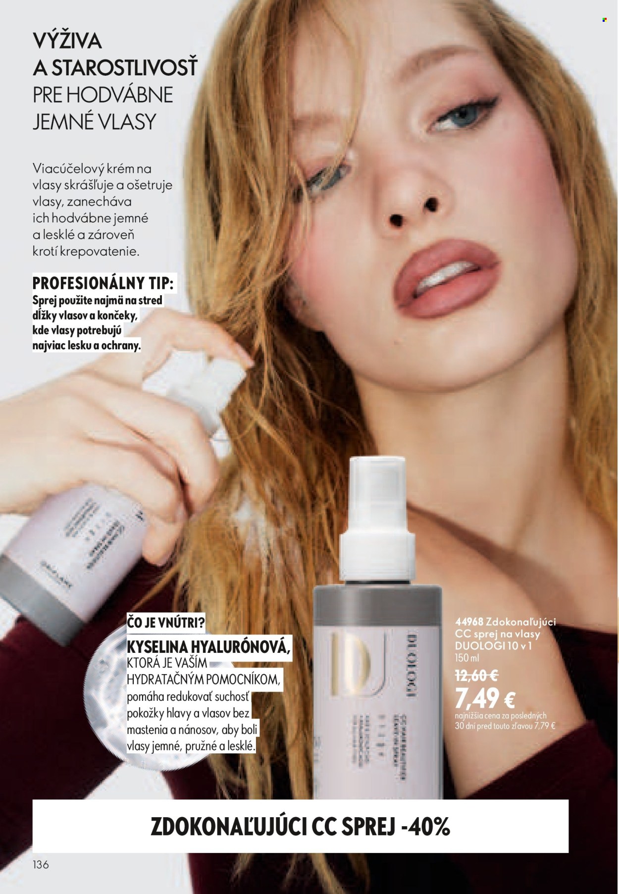 Leták Oriflame - 9.9.2026 - 29.9.2026. Strana 136