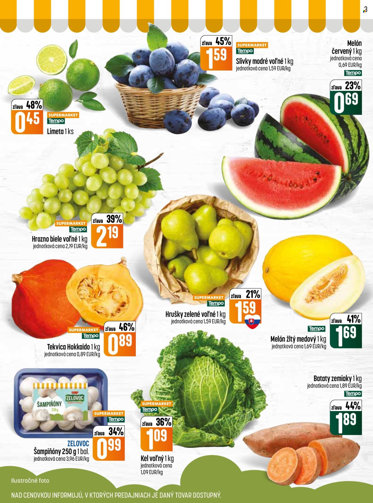 Leták COOP Jednota - 26.8.2026 - 2.9.2026. Strana 3