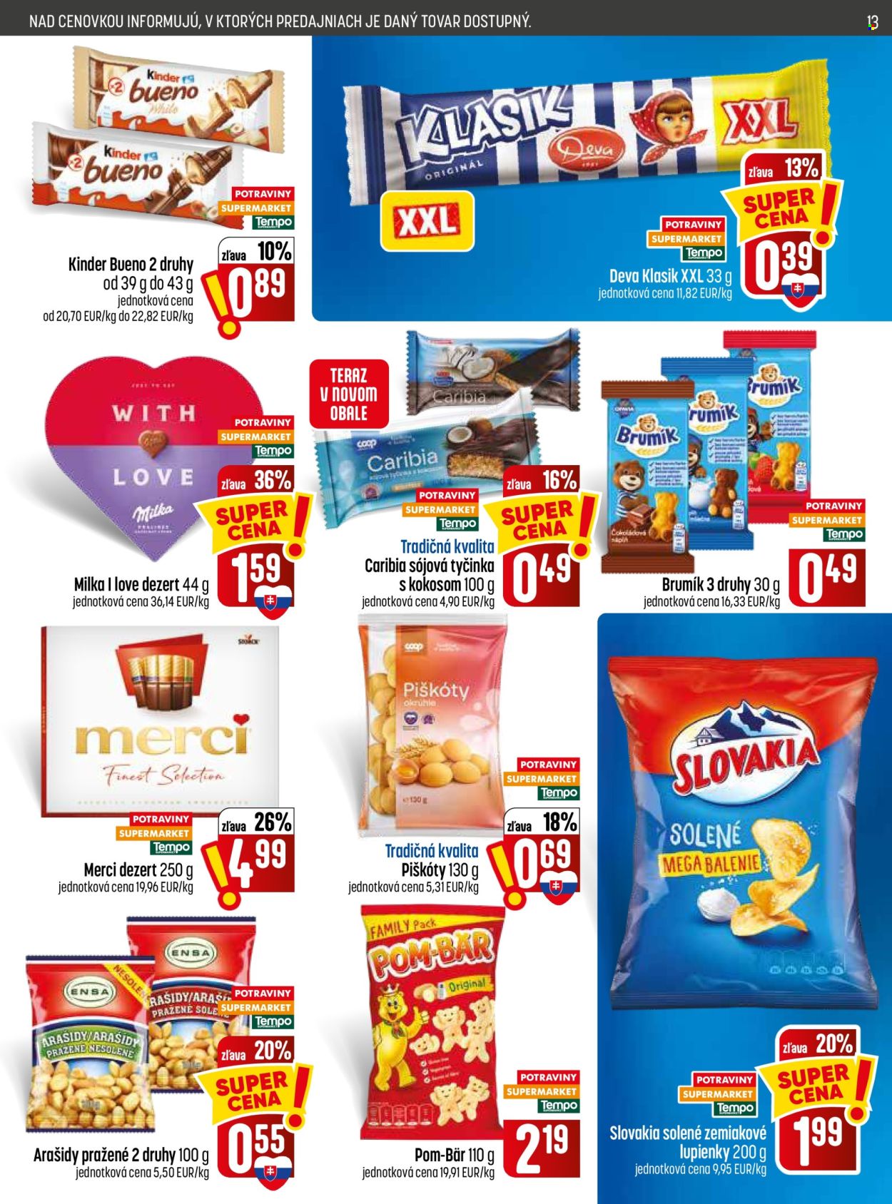 Leták COOP Jednota - 26.8.2026 - 2.9.2026. Strana 13