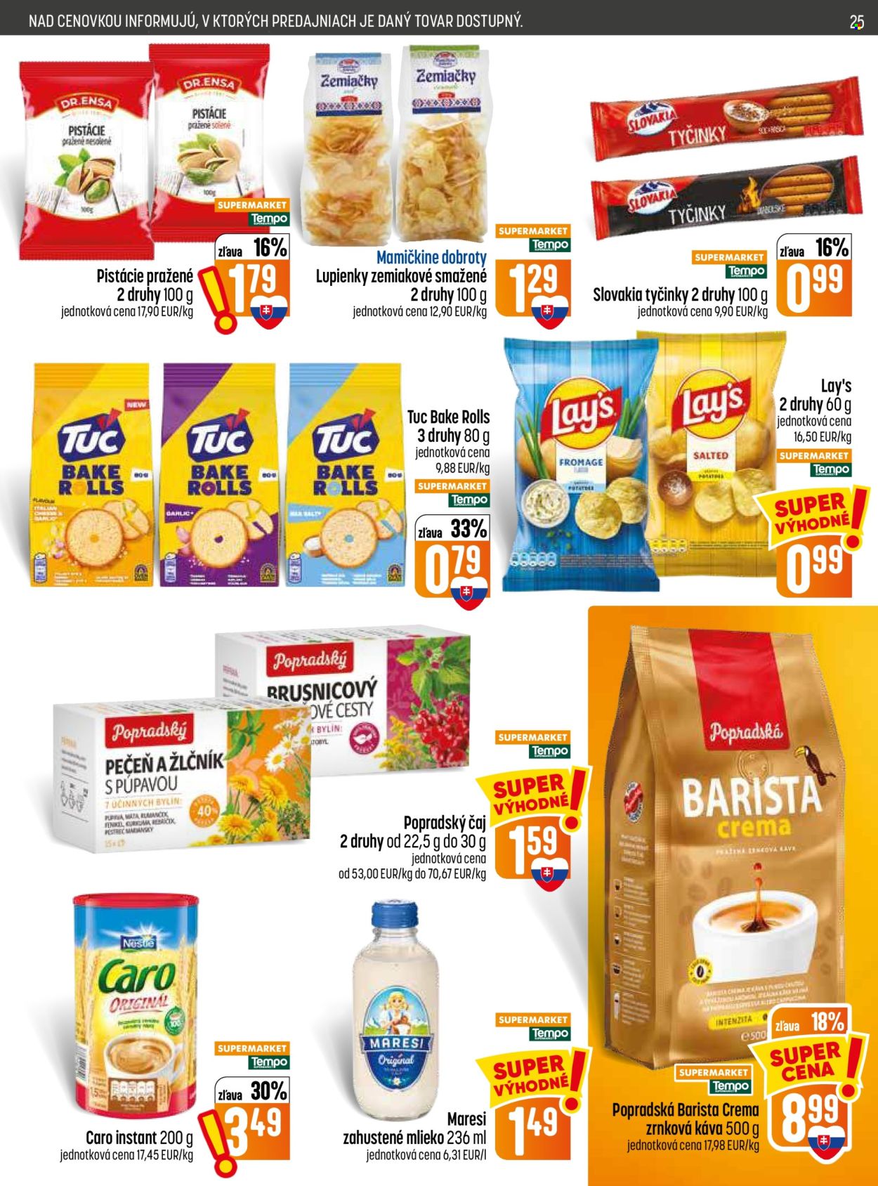 Leták COOP Jednota - 26.8.2026 - 2.9.2026. Strana 25