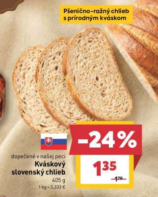 Kváskový slovenský chlieb