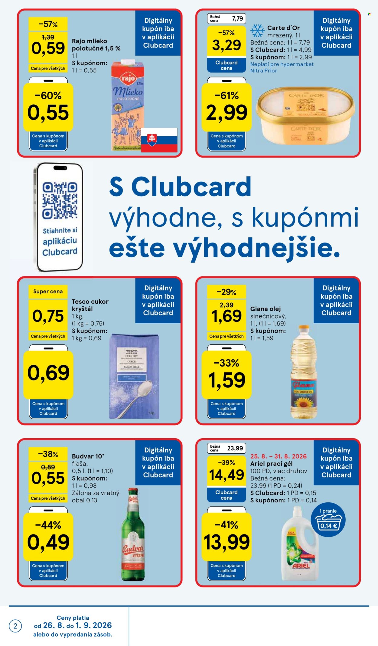 Leták TESCO - 26.8.2026 - 1.9.2026. Strana 2